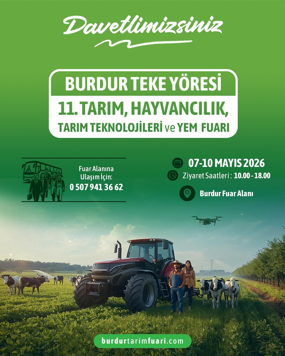 BURDUR TEKE YÖRESİ 11. TARIM, HAYVANCILIK, TARIM TEKNOLOJİLERİ VE YEM FUARI 2026
